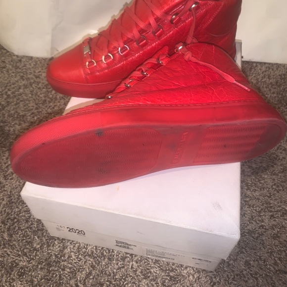 Balenciaga arena opaque rouge paprika